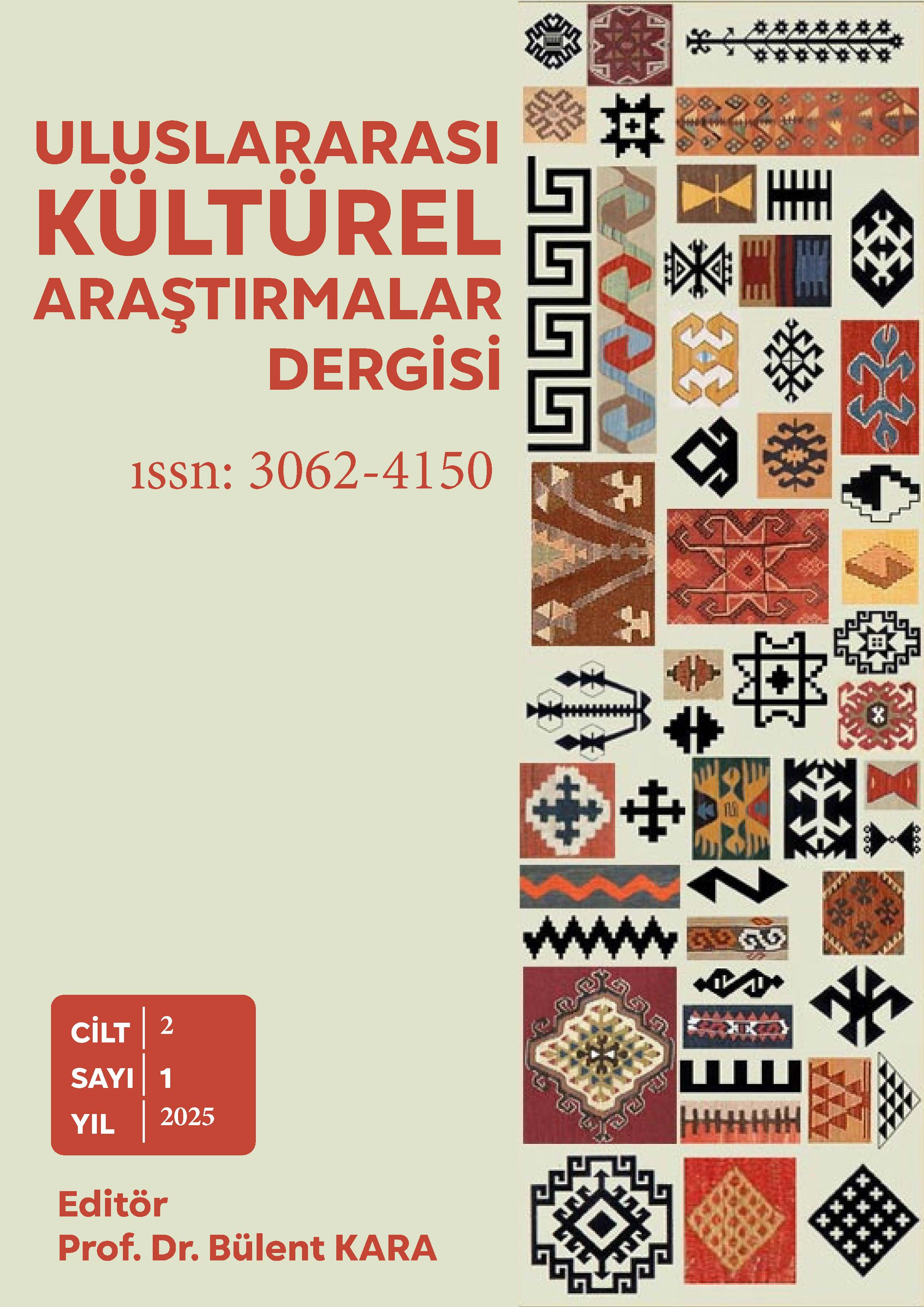 					View Vol. 2 No. 1 (2025): Uluslararası Kültürel Araştırmalar Dergisi
				